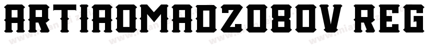 ARTIAOMADZ080V Regul字体转换